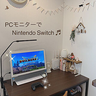 机/PCモニタでSwitch♬/フェリシモ/PCデスク/ニトリ...などのインテリア実例 - 2019-01-06 16:00:56