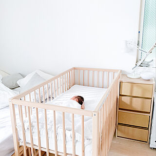 新生児と暮らす/赤ちゃんと暮らす/IKEA/子どもと暮らす/ベッド周りのインテリア実例 - 2019-06-12 15:17:12