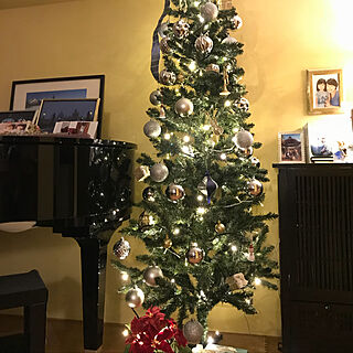 2mのクリスマスツリー/リビング/2018/クリスマスツリー/グランドピアノ...などのインテリア実例 - 2019-02-24 08:01:23