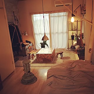 部屋全体/アラジンストーブ/アイアン/インダストリアル/DIY...などのインテリア実例 - 2016-09-21 22:12:40