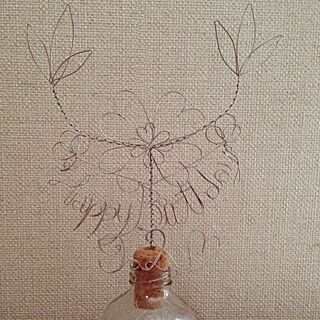 部屋全体/wire art/ハンドメイドのインテリア実例 - 2013-08-26 15:56:43