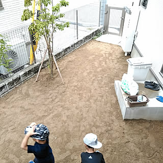 玄関/入り口/お庭/建売/建売住宅/人工芝diy...などのインテリア実例 - 2018-07-04 17:12:36