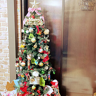 ハワイアンクリスマス☆/クリスマスの飾り付け/クリスマスツリー150cm/DIY/ハワイアン...などのインテリア実例 - 2021-12-11 08:59:03