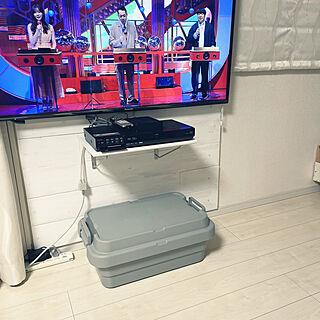 テレビまわり/防災用品/モニター投稿/トランクカーゴ/防災用品見直し...などのインテリア実例 - 2022-01-15 19:34:03