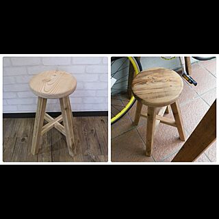 DIY/丸椅子のインテリア実例 - 2016-04-20 08:14:27