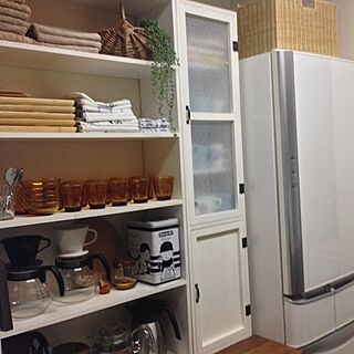 キッチン/DIY/DIY食器棚/アンバーガラス/古い物のインテリア実例 - 2014-10-04 22:09:28