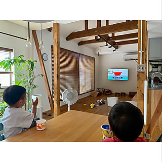 壁掛けテレビ/cado空気清浄機/インスタ→kytt_home/インスタやってます！/暮らし...などのインテリア実例 - 2022-09-05 19:02:33