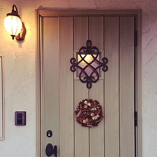 玄関/入り口/クリスマス/ドア/エクステリアのインテリア実例 - 2014-12-06 17:21:05