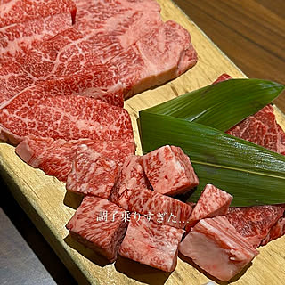 机/焼肉/タヌキチくんの飛騨牛/観葉植物/寄せ植え...などのインテリア実例 - 2024-02-08 21:49:31