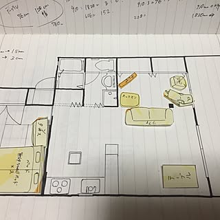 部屋全体/レイアウト/間取り図/賃貸アパート/賃貸...などのインテリア実例 - 2016-01-20 00:28:22