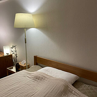 ベッド周り/IKEA/間接照明/一人暮らし/フラワーベース...などのインテリア実例 - 2024-03-31 20:52:55