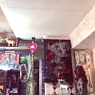 壁/天井/動物モチーフ/動物/クリスマス/トナカイさん...などのインテリア実例 - 2016-11-19 23:15:19