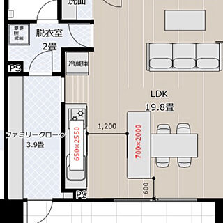 リノベーションマンション/壁付きキッチン/壁向きキッチン/観葉植物/IKEA...などのインテリア実例 - 2022-03-19 22:36:54