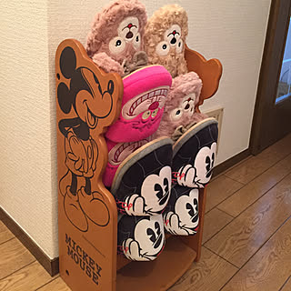 しまむら ミッキースリッパラックの商品を使ったおしゃれなインテリア実例 Roomclip ルームクリップ