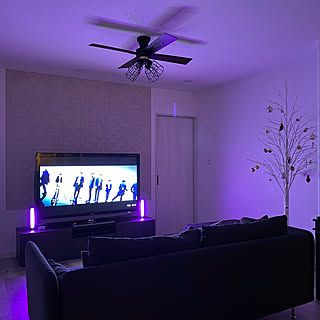 Hue Play/Philips Hue/スマートホーム/ハロウィン/照明...などのインテリア実例 - 2020-10-31 17:19:05