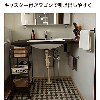 バス/トイレ/山善/IKEA/ニトリ/洗面所改造...などのインテリア実例 - 2017-10-05 20:22:39