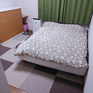 ベッド周り/寝室/タイルカーペット/平屋/築40年以上のインテリア実例 - 2022-03-19 20:01:02