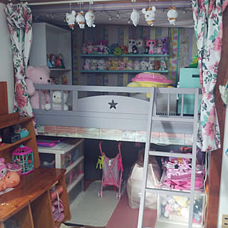子ども部屋 女の子 ゆめかわのおしゃれなインテリア 部屋 家具の実例 Roomclip ルームクリップ