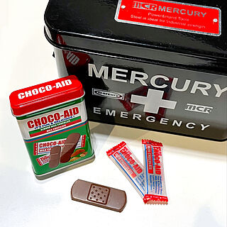 チョコレート缶/チョコレート/CHOCO-AID/MERCURY/マーキュリー...などのインテリア実例 - 2023-01-15 20:25:52