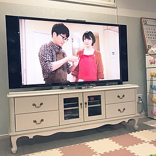 リビング/テレビボード/猫足/白家具/アンティーク...などのインテリア実例 - 2016-12-14 22:11:14