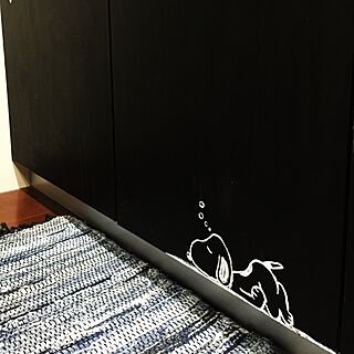 キッチン/黒板塗料/DIY/モノトーン/男前...などのインテリア実例 - 2014-11-04 22:54:04