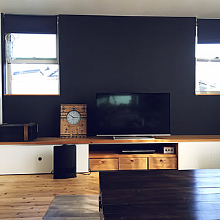 黒壁紙のインテリア実例 Roomclip ルームクリップ