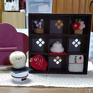 部屋全体/いいね！ありがとうございます♪/ハタキ倶楽部/puni.punikoちゃんの作品/万年お正月飾り...などのインテリア実例 - 2020-12-10 20:58:14