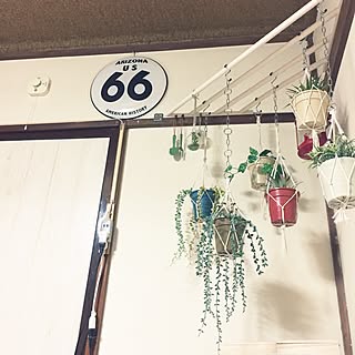 壁/天井/ルート66プレート/いいね、フォロー本当に感謝デス☺︎/がんばっぺ東北/がんばれニッポン...などのインテリア実例 - 2017-01-11 21:38:54