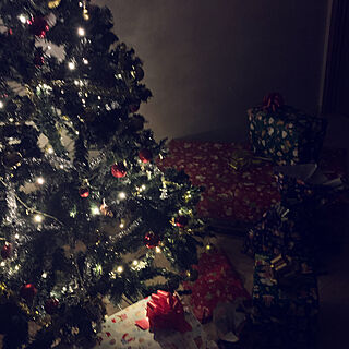 クリスマスプレゼント/クリスマス/クリスマスツリー180cm/クリスマスツリー/リビングのインテリア実例 - 2020-12-25 00:32:45