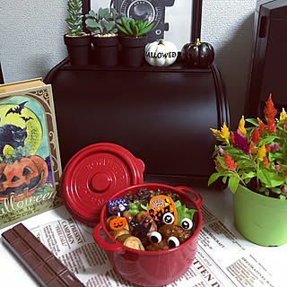 キッチン/2018.10.31☁/HAPPY HALLOWEEN❤︎/ハロウィン/賃貸暮らし...などのインテリア実例 - 2018-10-31 15:36:31