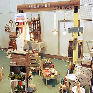 壁/天井/照明お気に入り。/ソーホースブラケット/fun‼︎Room/雑貨屋×建築屋女子部...などのインテリア実例 - 2016-05-01 08:45:05