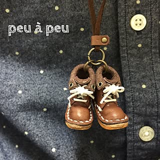 机/ハンドメイド/革小物/peu à peu/趣味...などのインテリア実例 - 2015-03-03 15:01:44