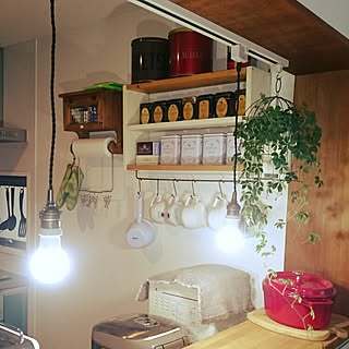 キッチン/照明/観葉植物/DIY/紅茶...などのインテリア実例 - 2016-06-16 17:28:30