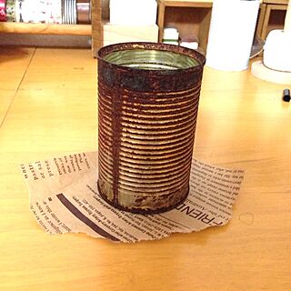 机/錆/トマトの空き缶のインテリア実例 - 2013-07-01 22:52:39