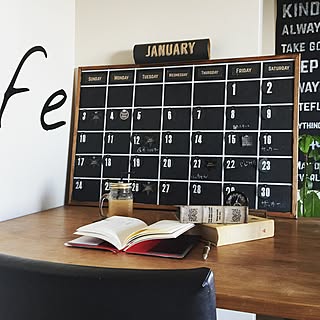 ハンドメイド 自作カレンダーのおしゃれなアレンジ 飾り方のインテリア実例 Roomclip ルームクリップ