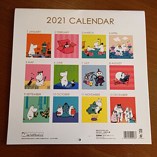 部屋全体/2021年のカレンダー/ムーミンのカレンダー/いいね！ありがとうございます♪/ハタキ倶楽部のインテリア実例 - 2020-09-09 09:05:54