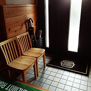玄関/入り口/玄関マット/小さい椅子のインテリア実例 - 2016-10-12 18:00:07
