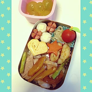 キッチン/野菜たっぷり♡/お弁当完成♥︎/お弁当/お弁当♡...などのインテリア実例 - 2015-09-08 15:00:38