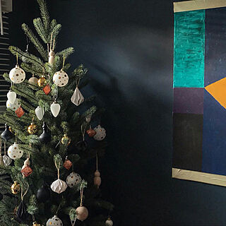 リビング/クリスマス準備/クリスマスツリー/IKEA/IG→hibiscus_aloha...などのインテリア実例 - 2018-11-13 09:29:27