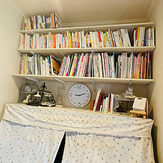 Bookコーナー/bookshelf/寝室の壁/大好きな空間/本好きにはたまらない場所❤︎...などのインテリア実例 - 2021-10-18 05:09:20