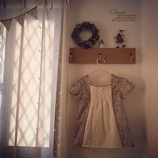 壁/天井/ハンドメイド/ガーランド好き♡/リース簡単ハンドメイド/サンタさん☺︎...などのインテリア実例 - 2014-11-17 13:44:29