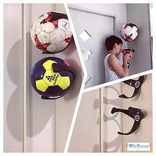 サッカーボール収納のアイデア おしゃれなインテリア実例 Roomclip ルームクリップ
