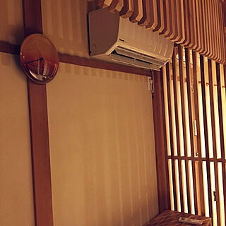 壁/天井/エアコン/和/格子のインテリア実例 - 2019-03-28 15:29:13
