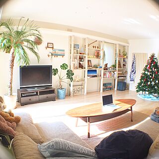 リビング/クリスマスツリー180cm/クリスマスツリー/ツリー/サーファーズハウス...などのインテリア実例 - 2016-11-28 20:39:03