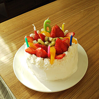 誕生日ケーキ/手作り/お祝い/キッチンのインテリア実例 - 2021-01-30 15:07:44