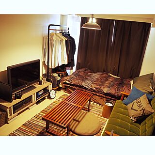 部屋全体/journal standard Furniture/カリモク60/一人暮らし/DIYのインテリア実例 - 2016-02-11 17:59:05