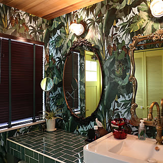 資生堂 アンティーク 壁掛け 鏡 ミラー 木彫り 木製鏡