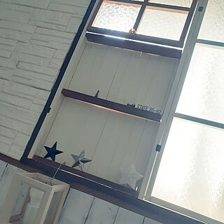 壁/天井/オブジェ/星型/窓枠DIY/ライトのインテリア実例 - 2021-06-12 13:50:38