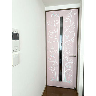 ドア/ドアリメイク/キッチン/アートのある暮らし/壁紙のインテリア実例 - 2021-05-12 06:48:10