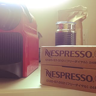 キッチン/嫁は喜ぶかな/コーヒーが届いた/NESPRESSOのインテリア実例 - 2016-10-15 11:35:33